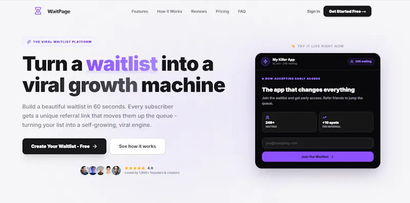 WaitPage screenshot 1