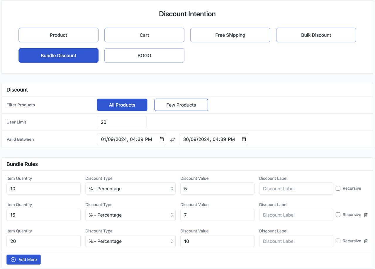 Mídia 5 de Plugin disco - Plugin de desconto dinâmico para wooCommerce