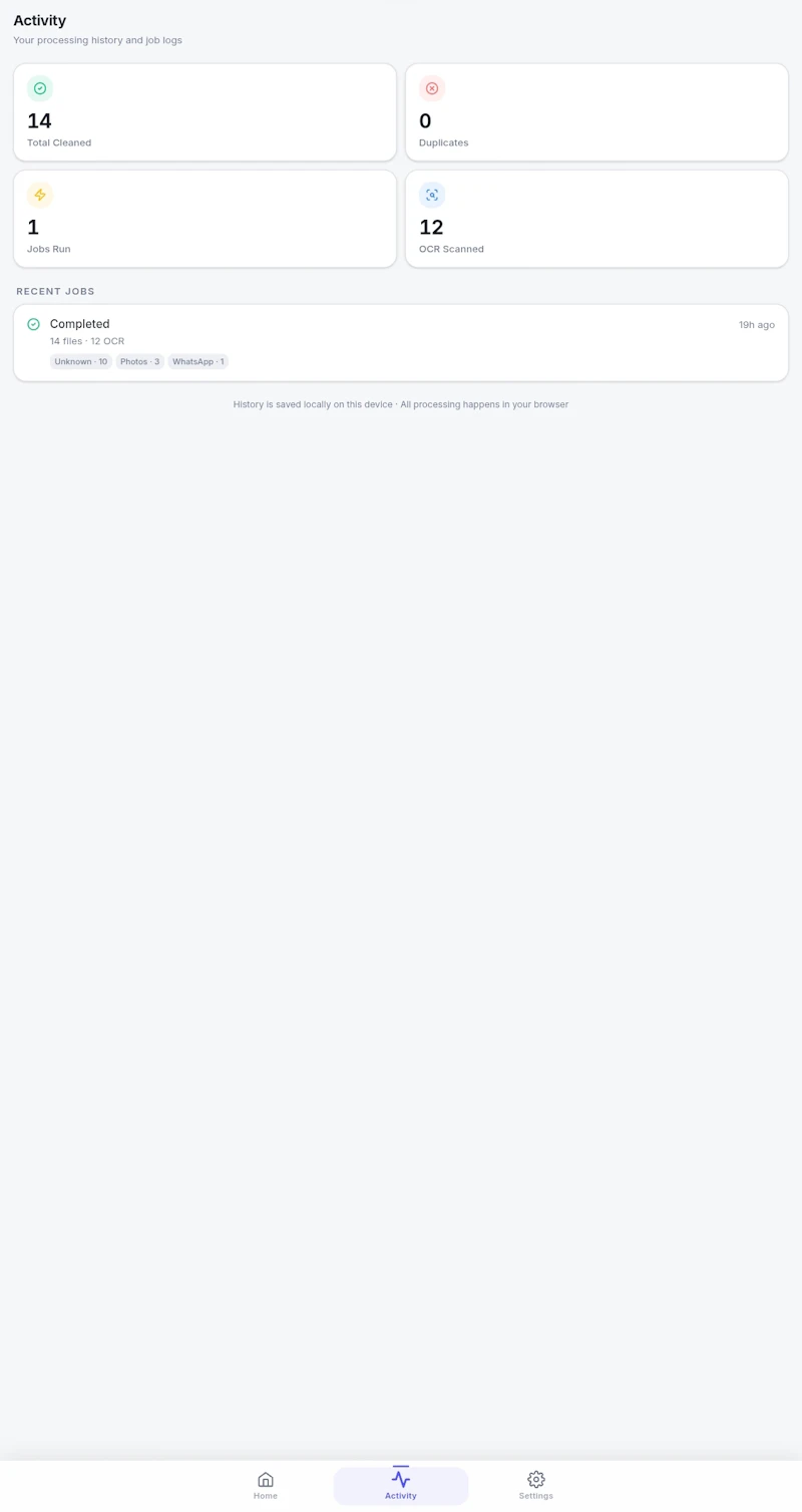 OrganizeShots screenshot 2