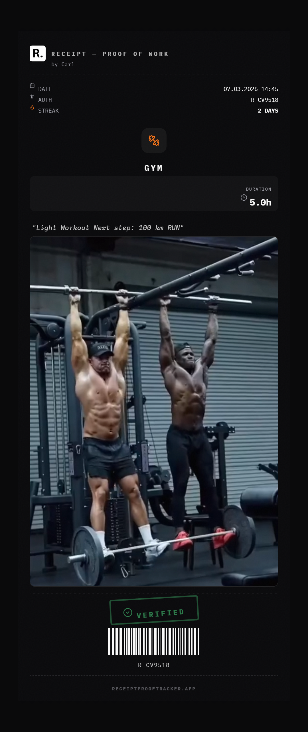 Receipt Proof Tracker gallery image