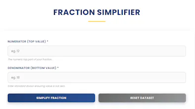 Fraction Simplifier gallery image