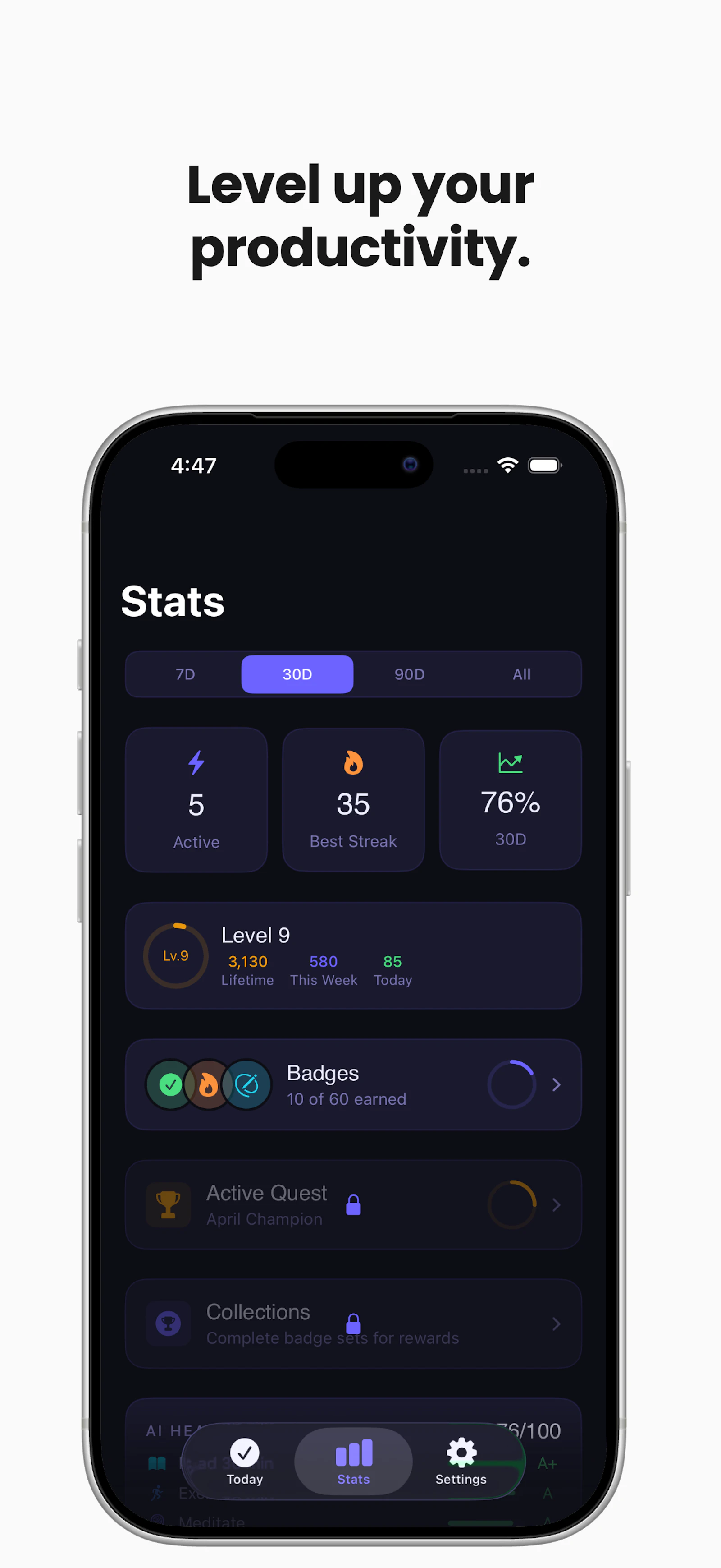 Habitra - Habit Tracker screenshot 1