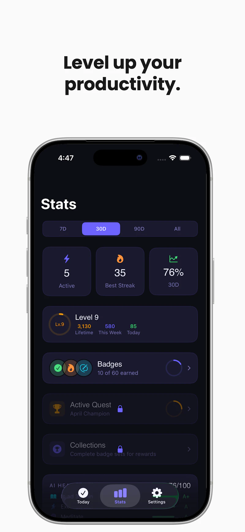 Habitra - Habit Tracker screenshot 1
