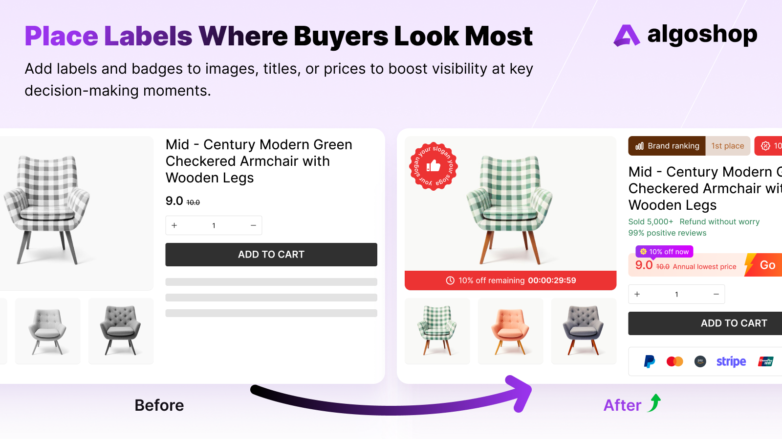 Algoshop Promo Label & Badge gallery image