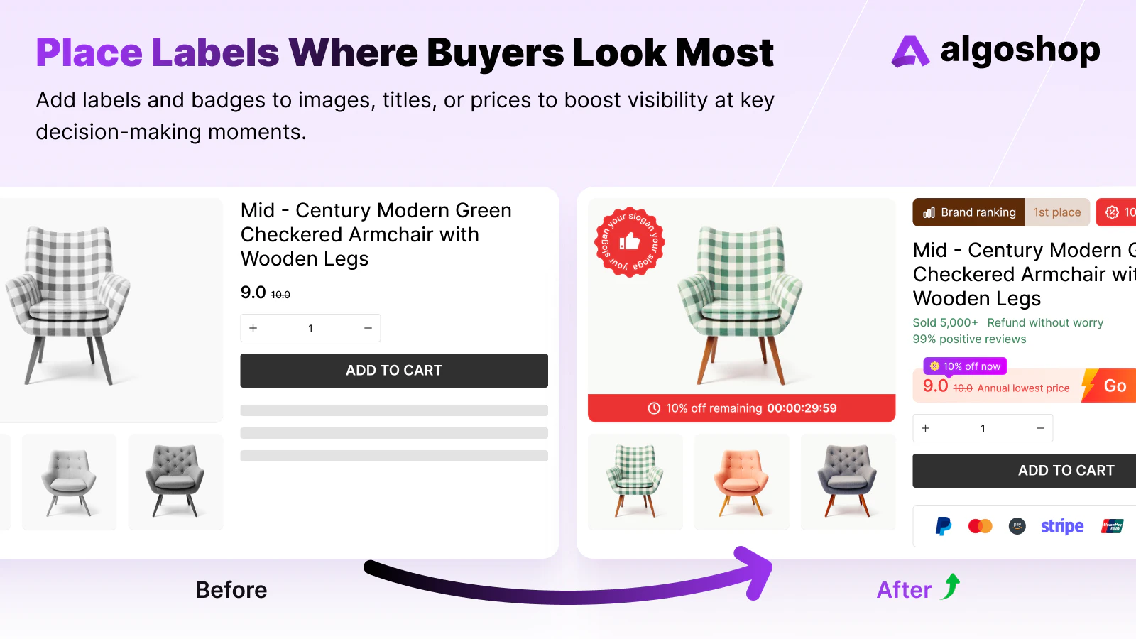 Algoshop Promo Label & Badge screenshot 4