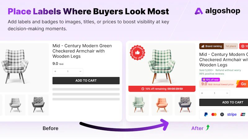 Algoshop Promo Label & Badge screenshot 4