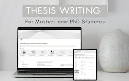 Thesis Writing for Masters and PhD  media 1