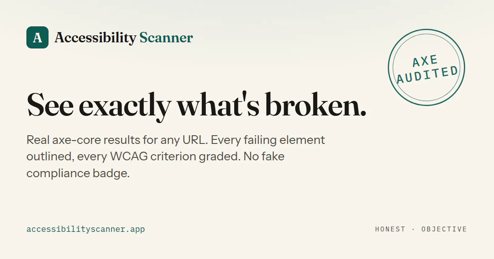 Accessibility Scanner screenshot 1