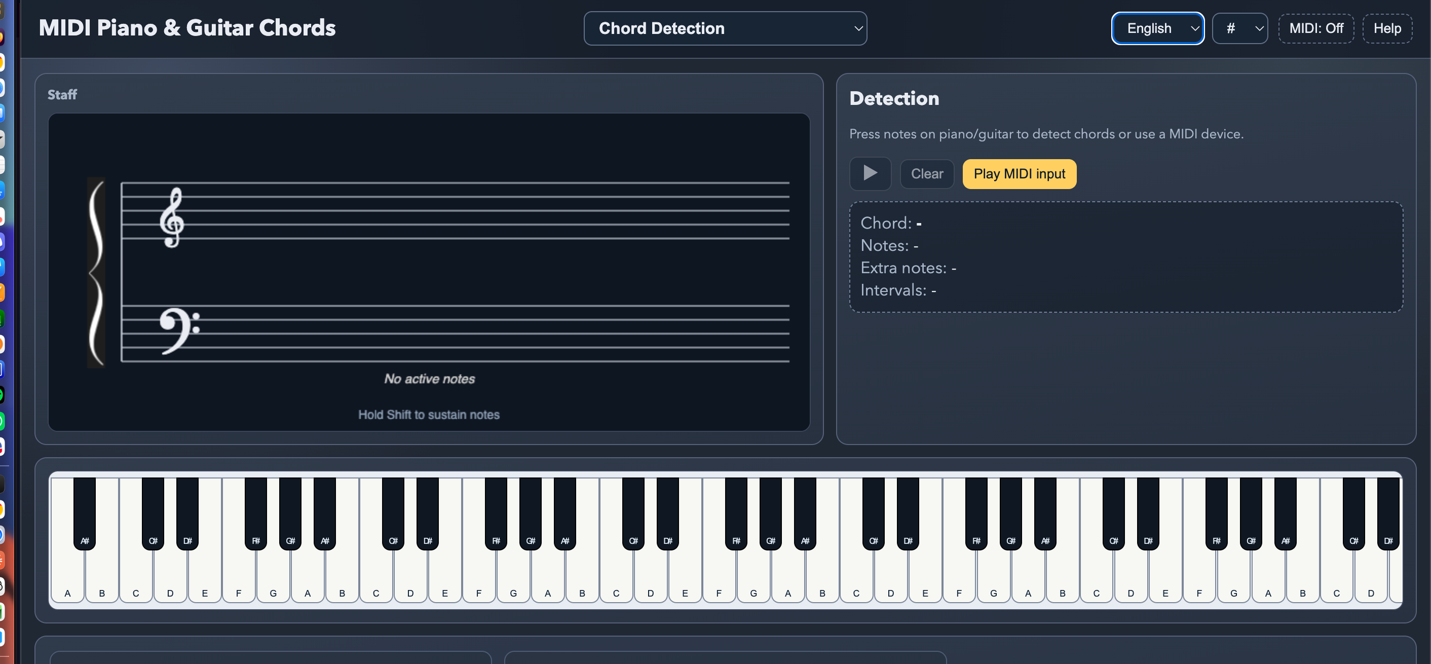 MIDI Piano & Guitar Chords  gallery image