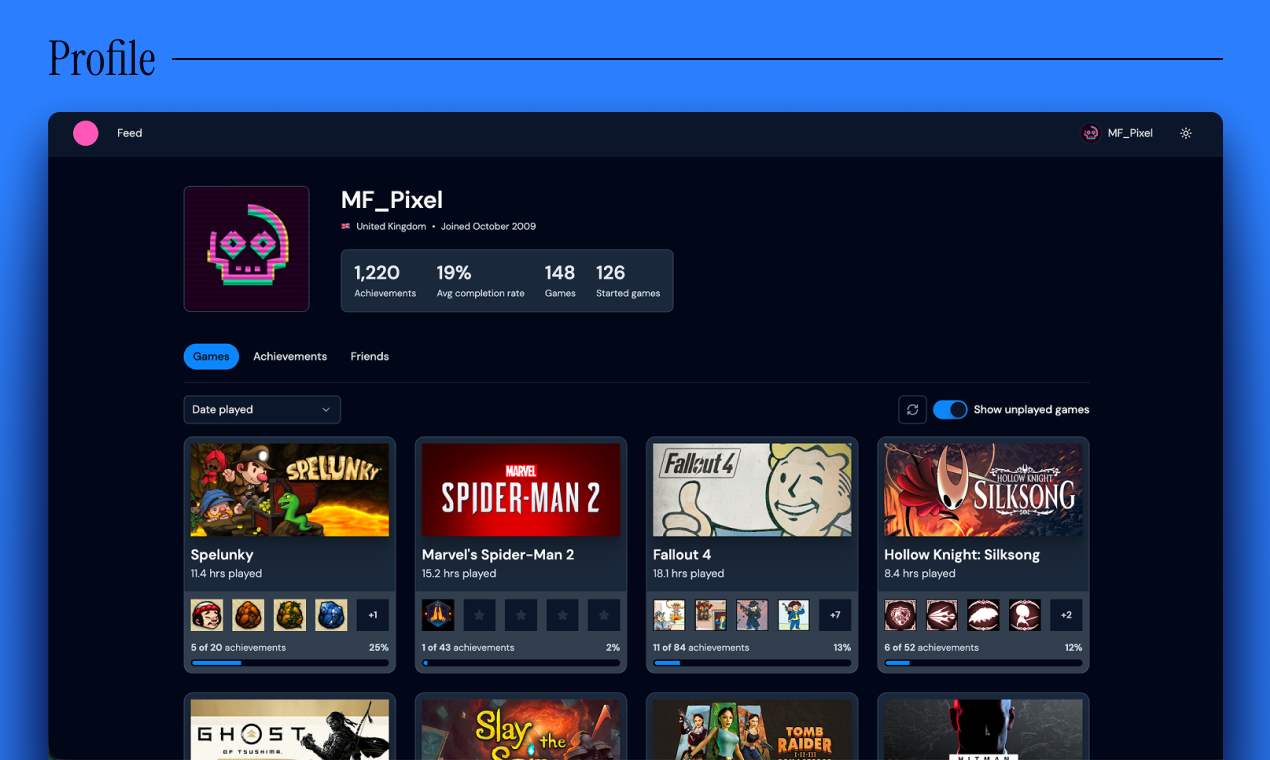 Playd - Main product screenshot demonstrating key features and user interface