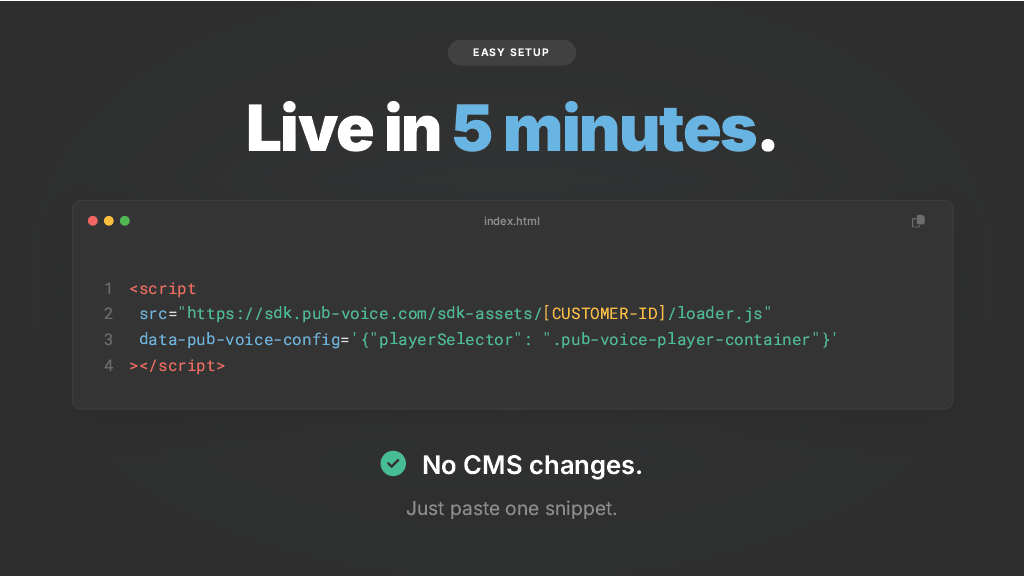 PUBVOICE | Turn Readers into Listeners gallery image
