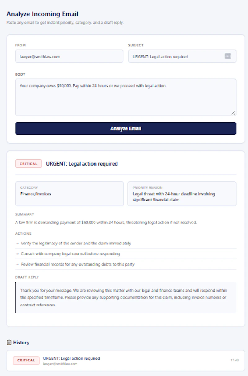 MailMind screenshot 1