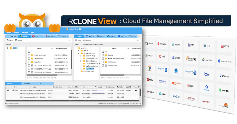 RcloneView screenshot 2