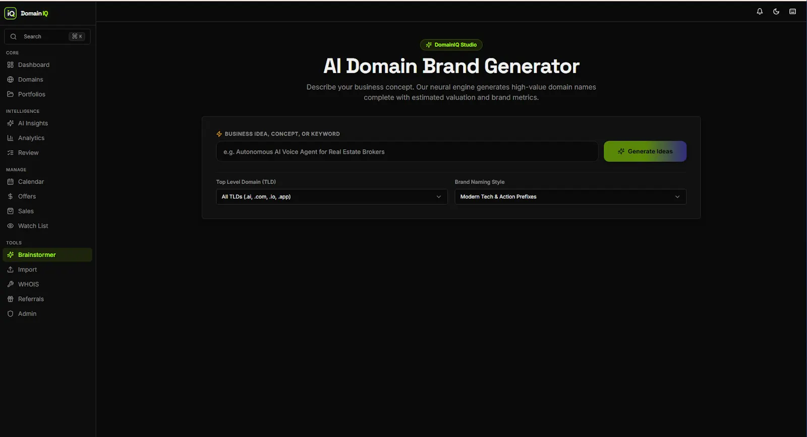 DomainIQ screenshot 5