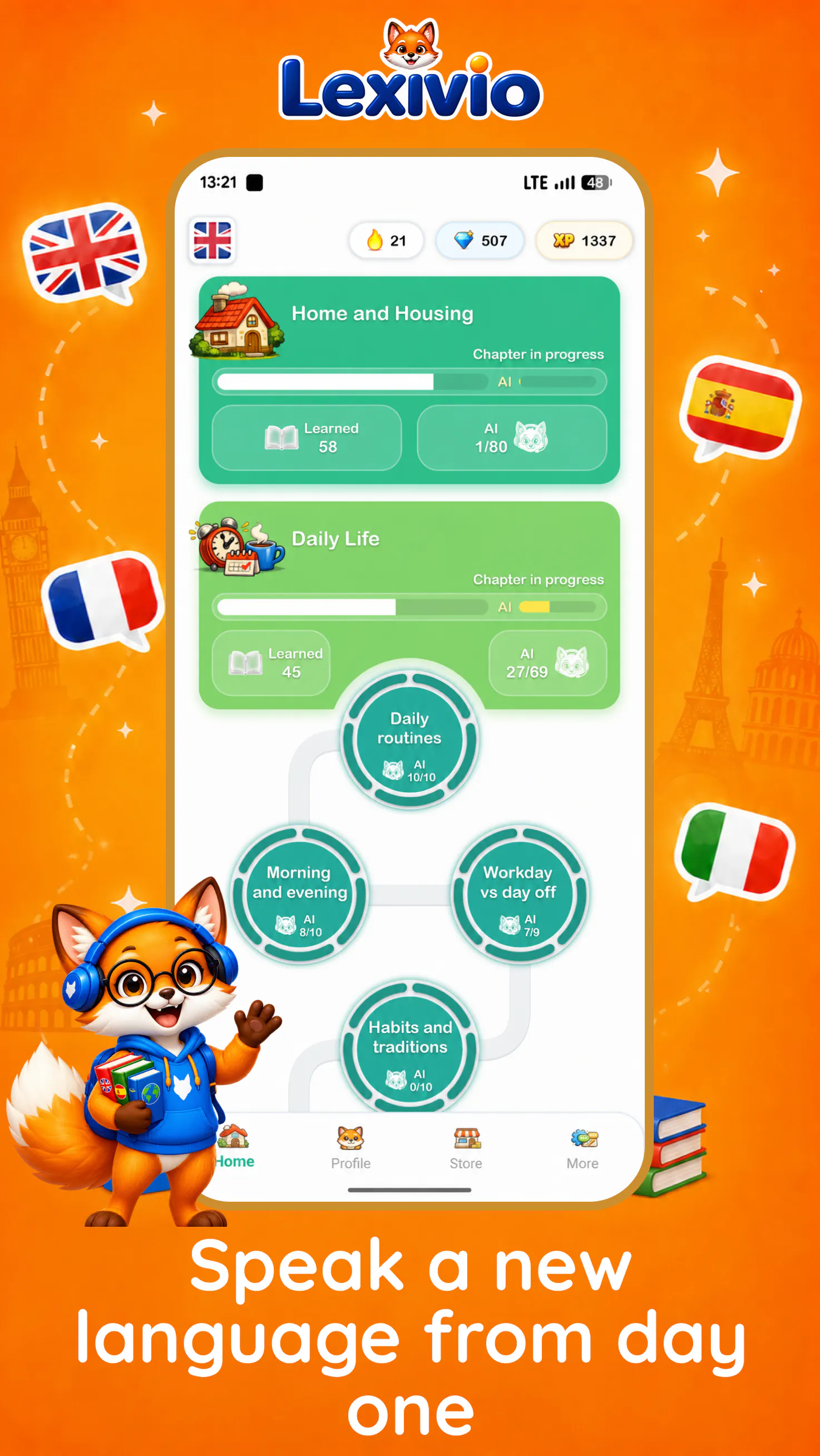 Lexivio: Learn languages with AI gallery image