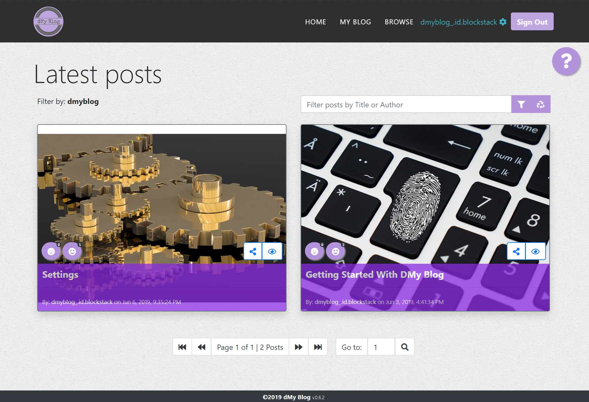 dMy Blog gallery image