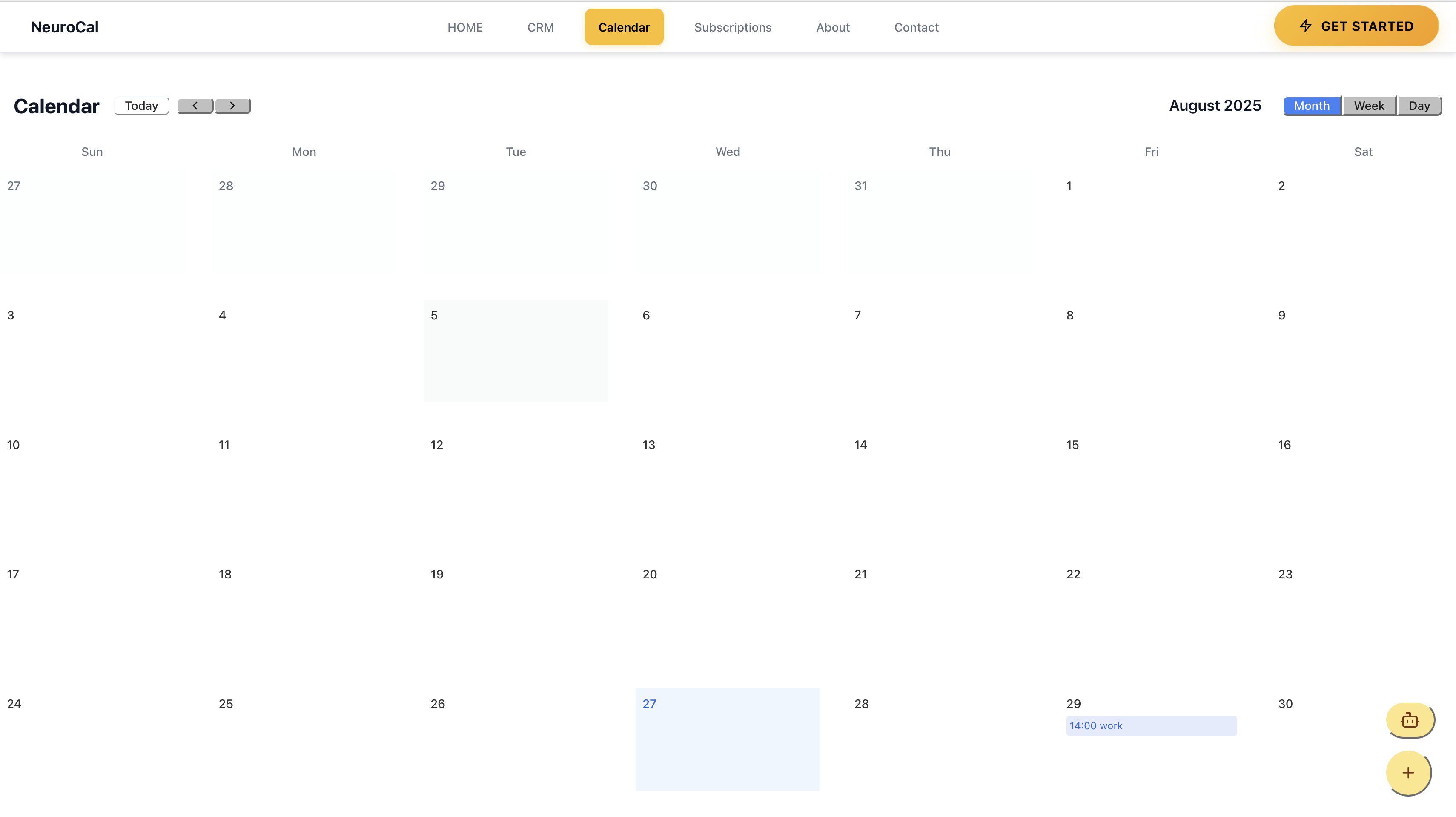 وسائط منصة CRM والتقويم العصبي Aipower - الكل في واحد CRM مع AI chatbot ، إدارة التقويم 3