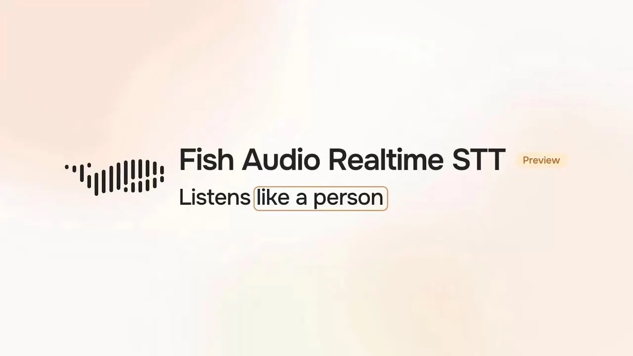 Fish Audio Realtime STT gallery image