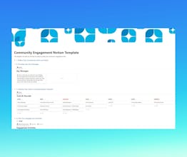 Burb's Community Engagement Template gallery image