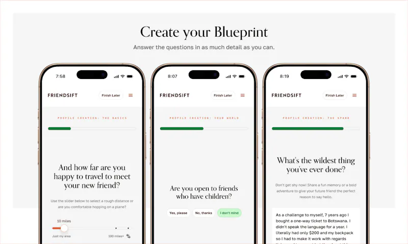 FriendSift screenshot 2