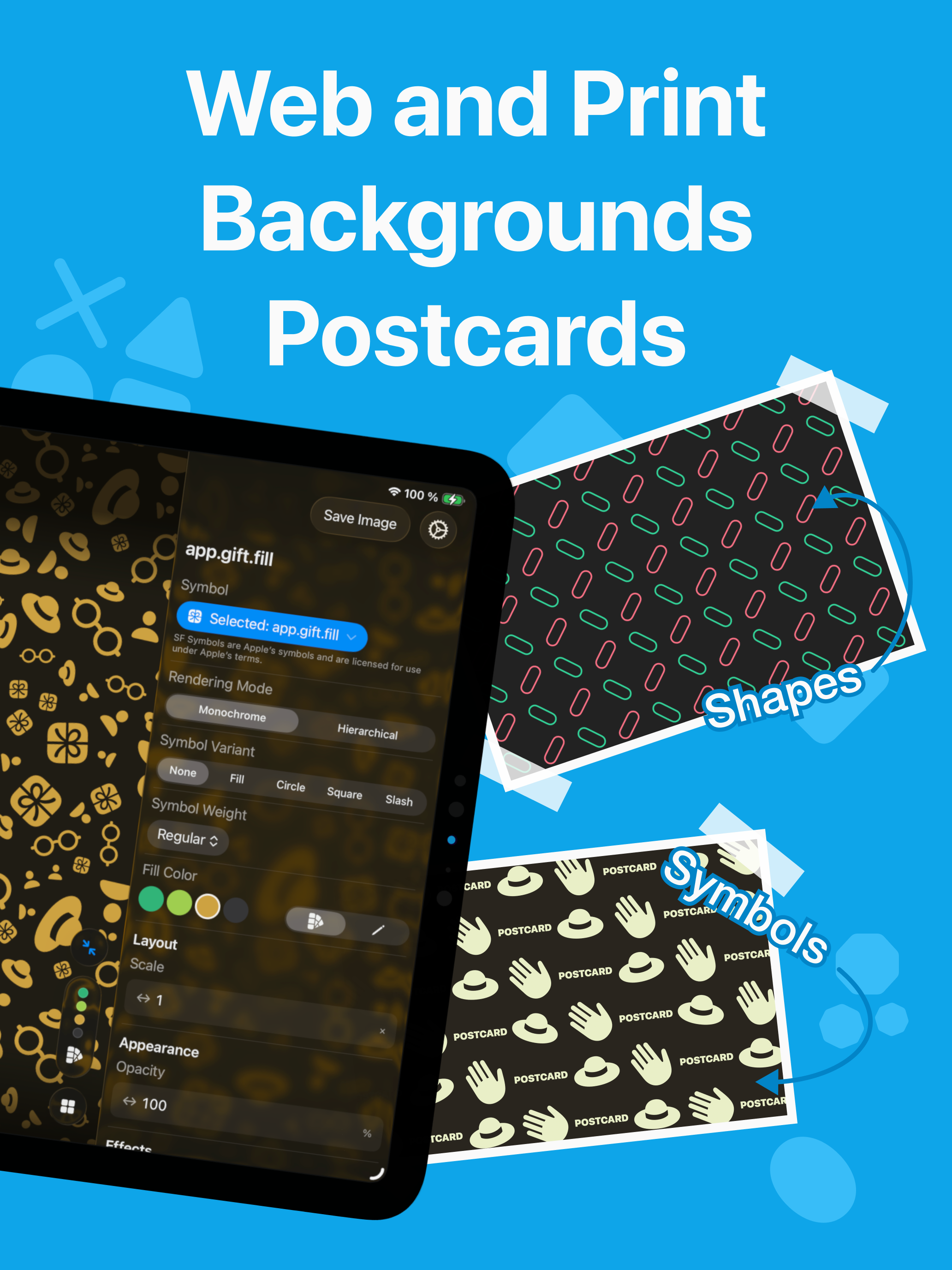 Tessera: Wallpapers & Mosaics - Screenshot 2 showing product features and functionality