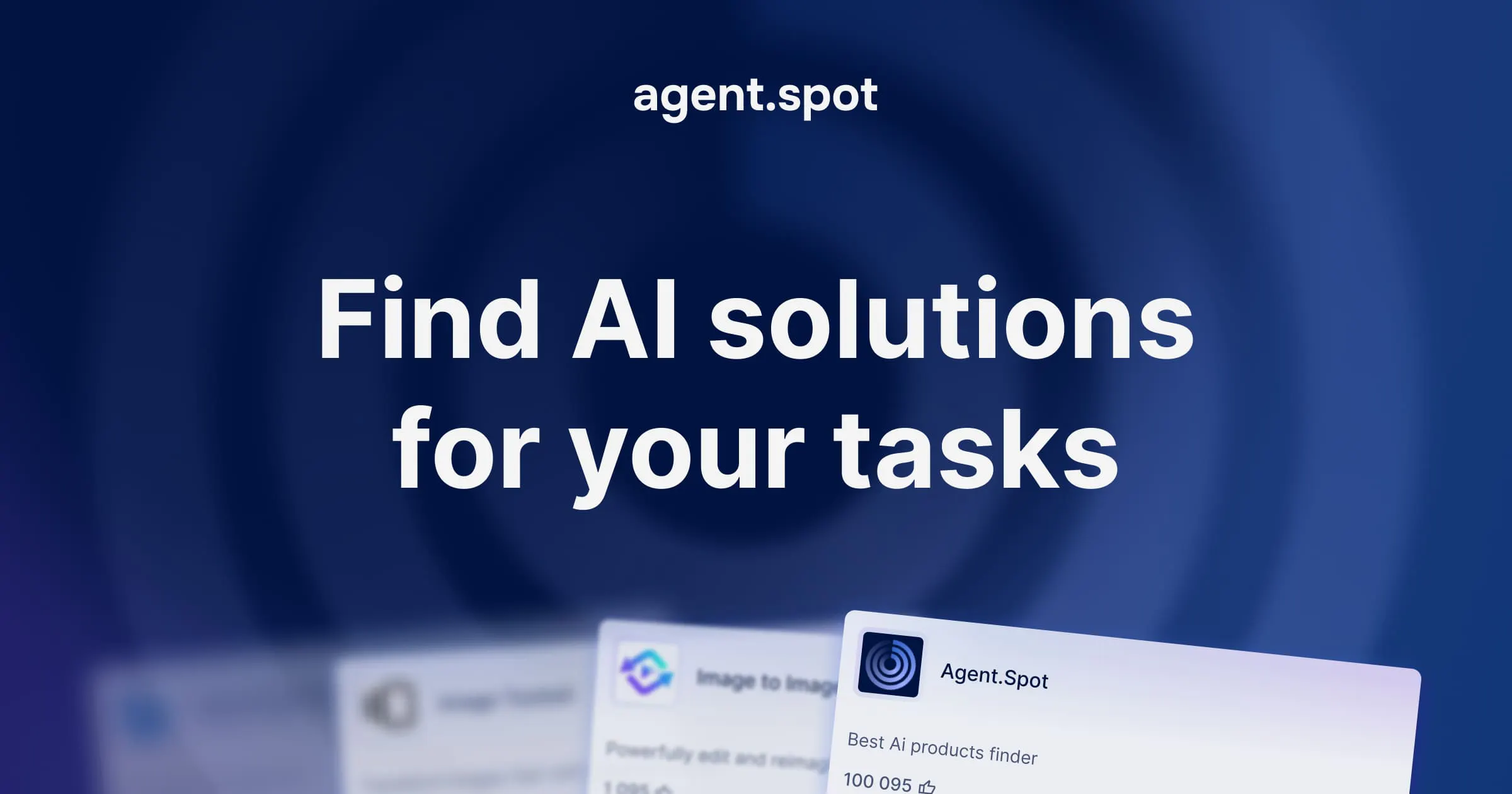 AgentSpot 제품 배너