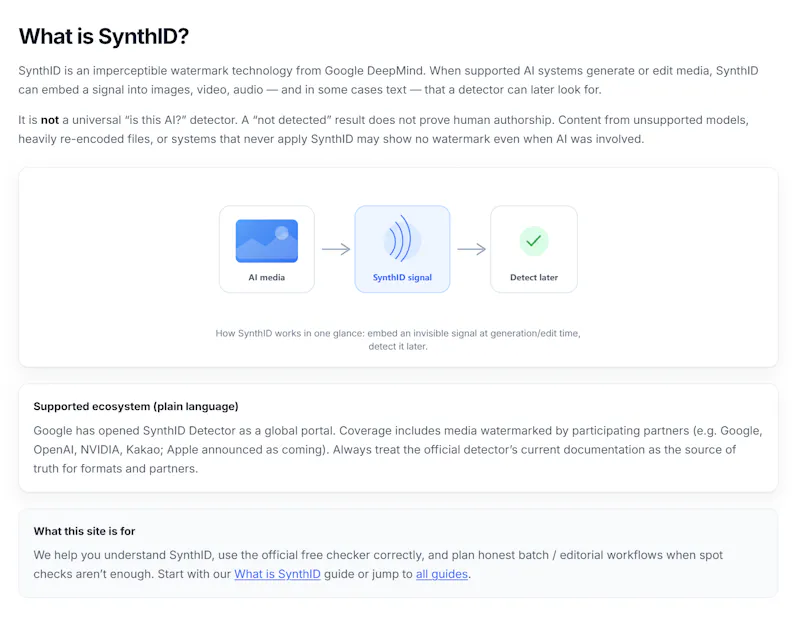 CheckSynthID screenshot 2
