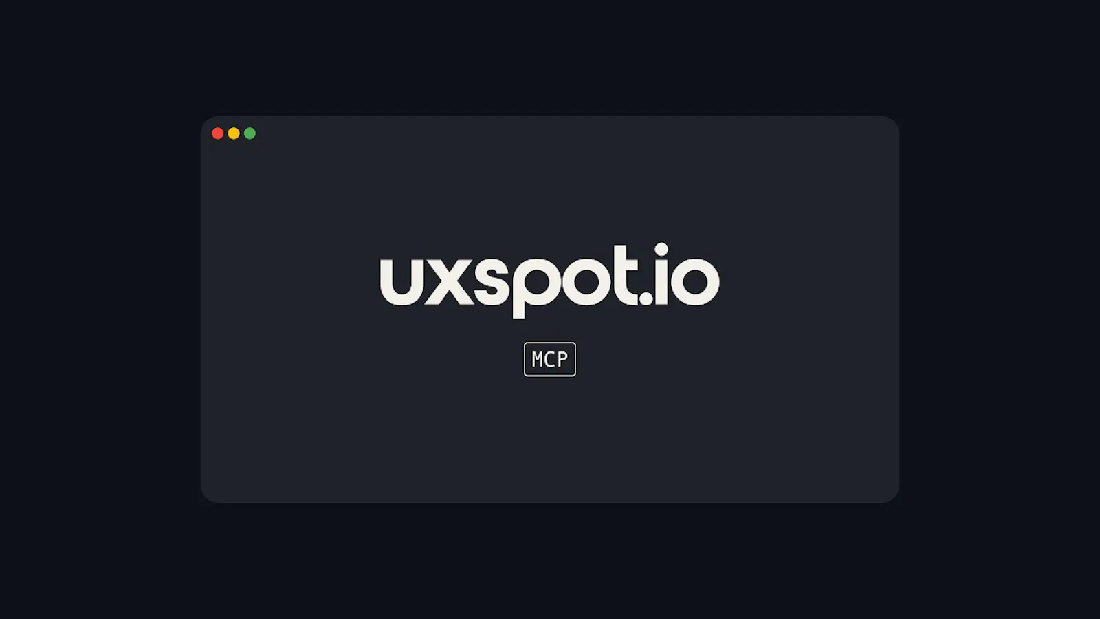 uxspot MCP Server screenshot 1 (video preview)
