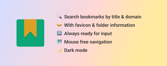 Bookmarks palette gallery image