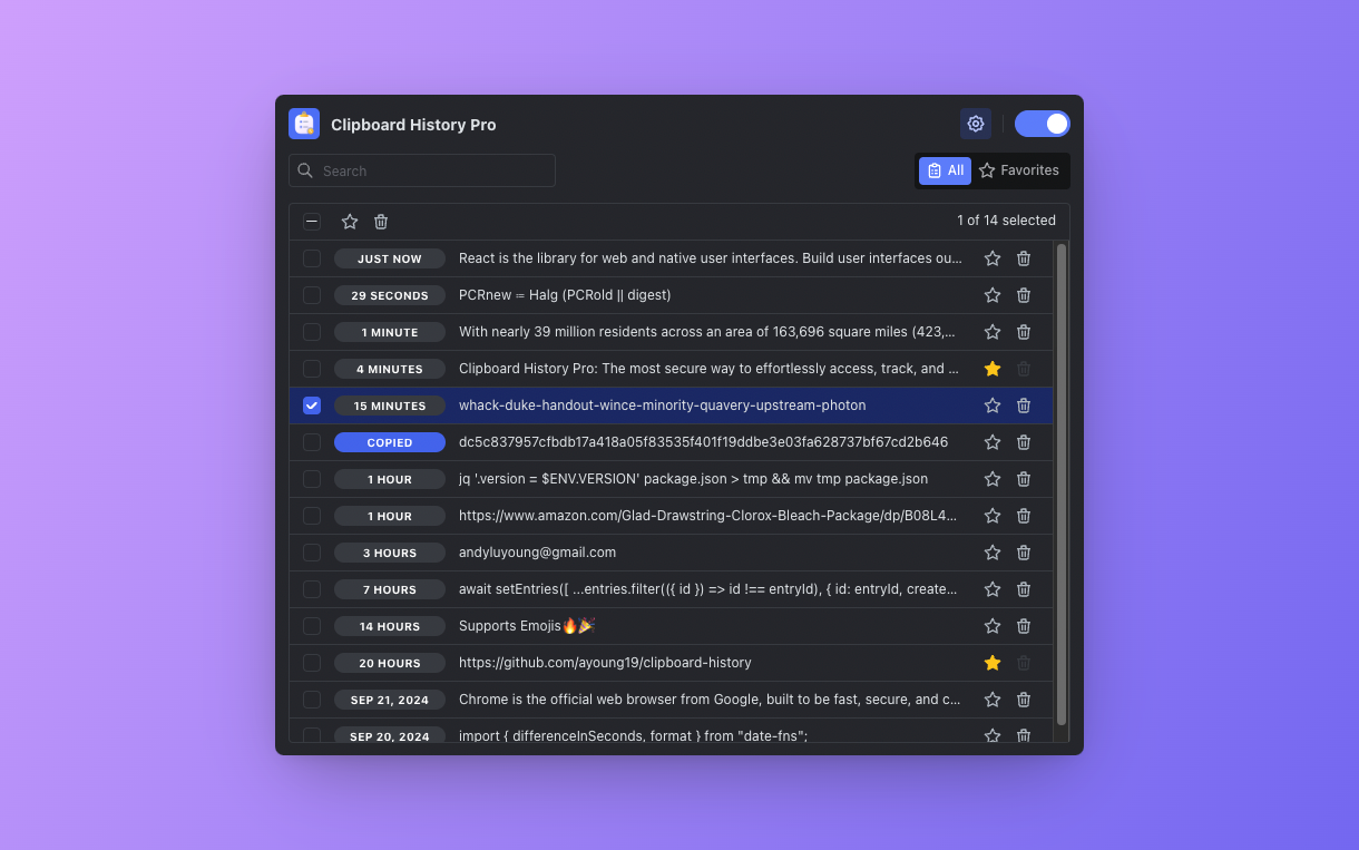 Clipboard History media 2