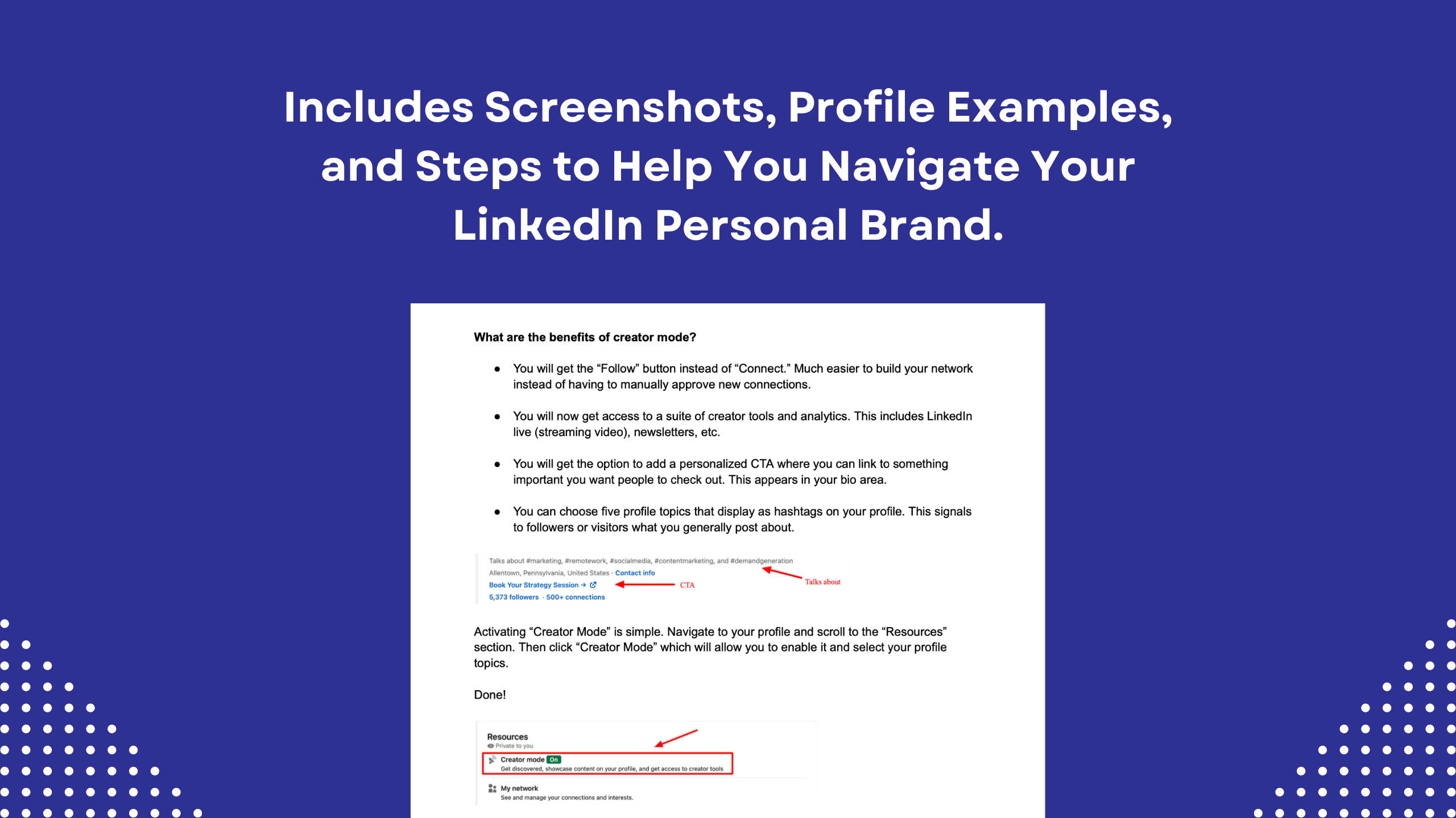 LinkedIn Personal Brand Guide - Optimize and activate your personal brand on LinkedIn media 2