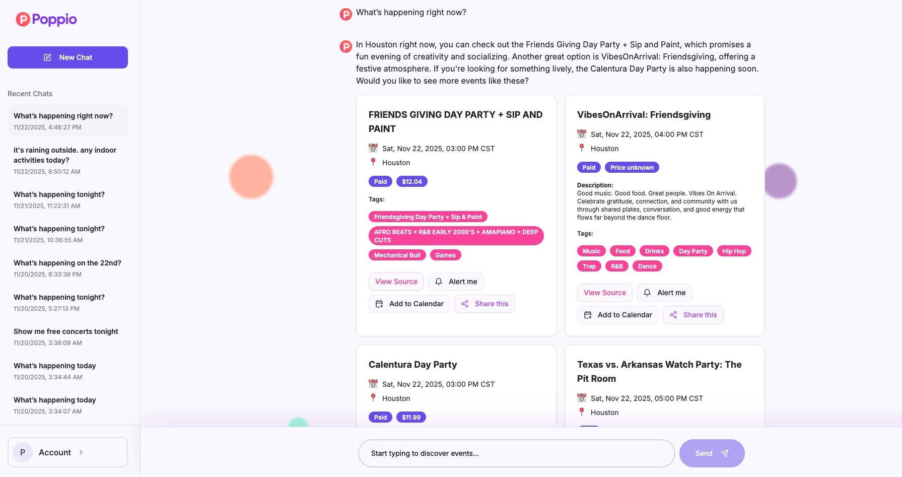 Poppio - Screenshot 2 showing product features and functionality