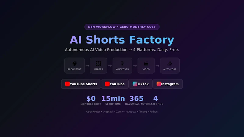 AI Corp Zero-Cost Autonom Video Factory screenshot 2
