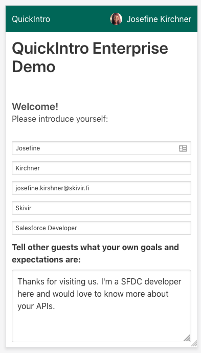 QuickIntro gallery image