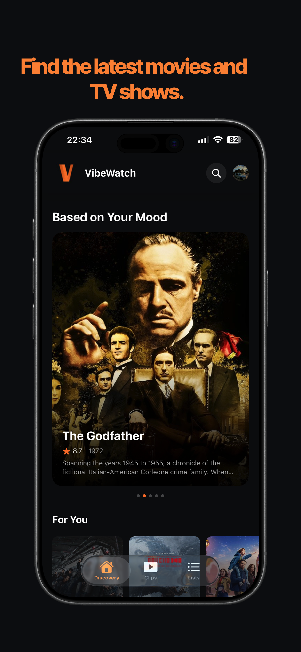 VibeWatch - Main product screenshot demonstrating key features and user interface