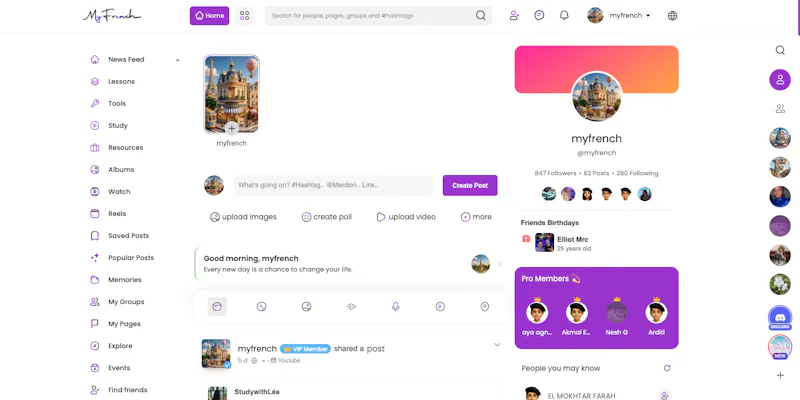 My French screenshot 2