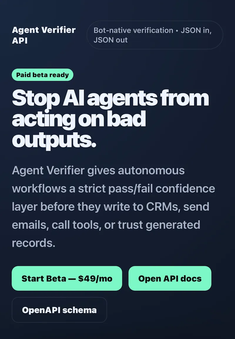 agent-verifier screenshot 1