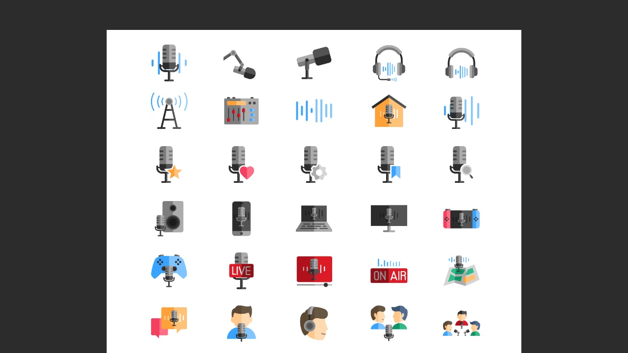 Podcast Animated Icon's gallery image