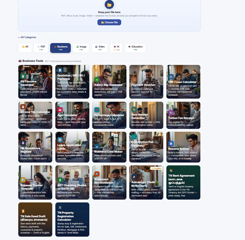 Free PDF Tools Online gallery image