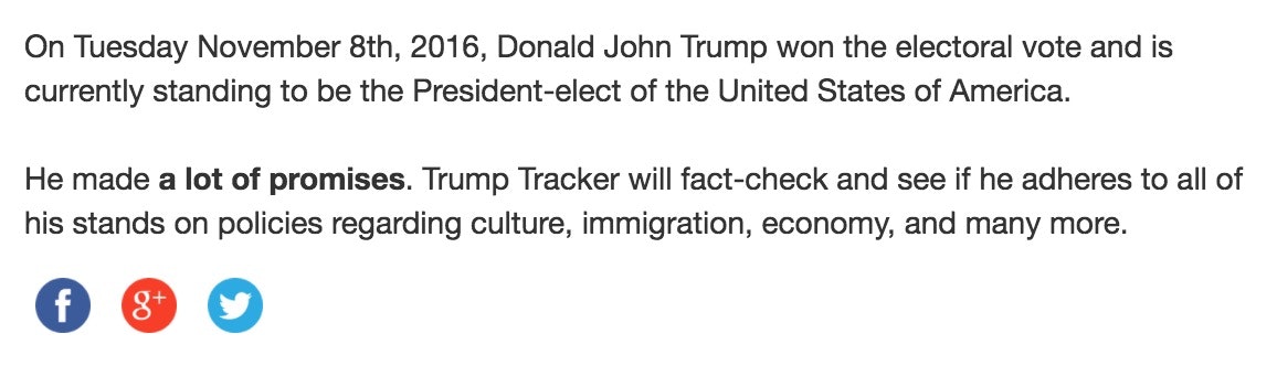Trump Tracker gallery image