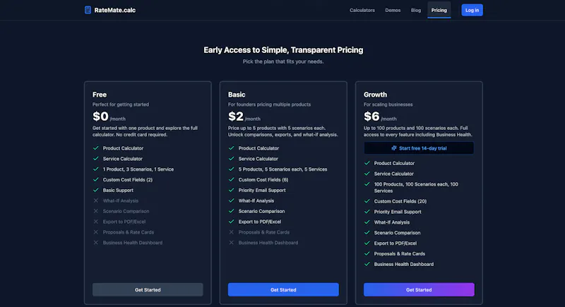 RateMate: A tool for Small Businesses screenshot 4