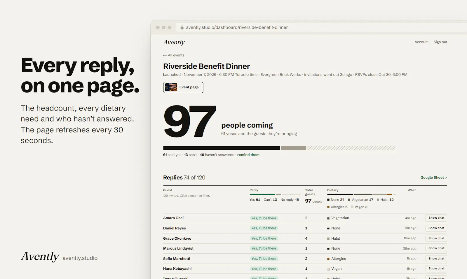 Avently screenshot 3
