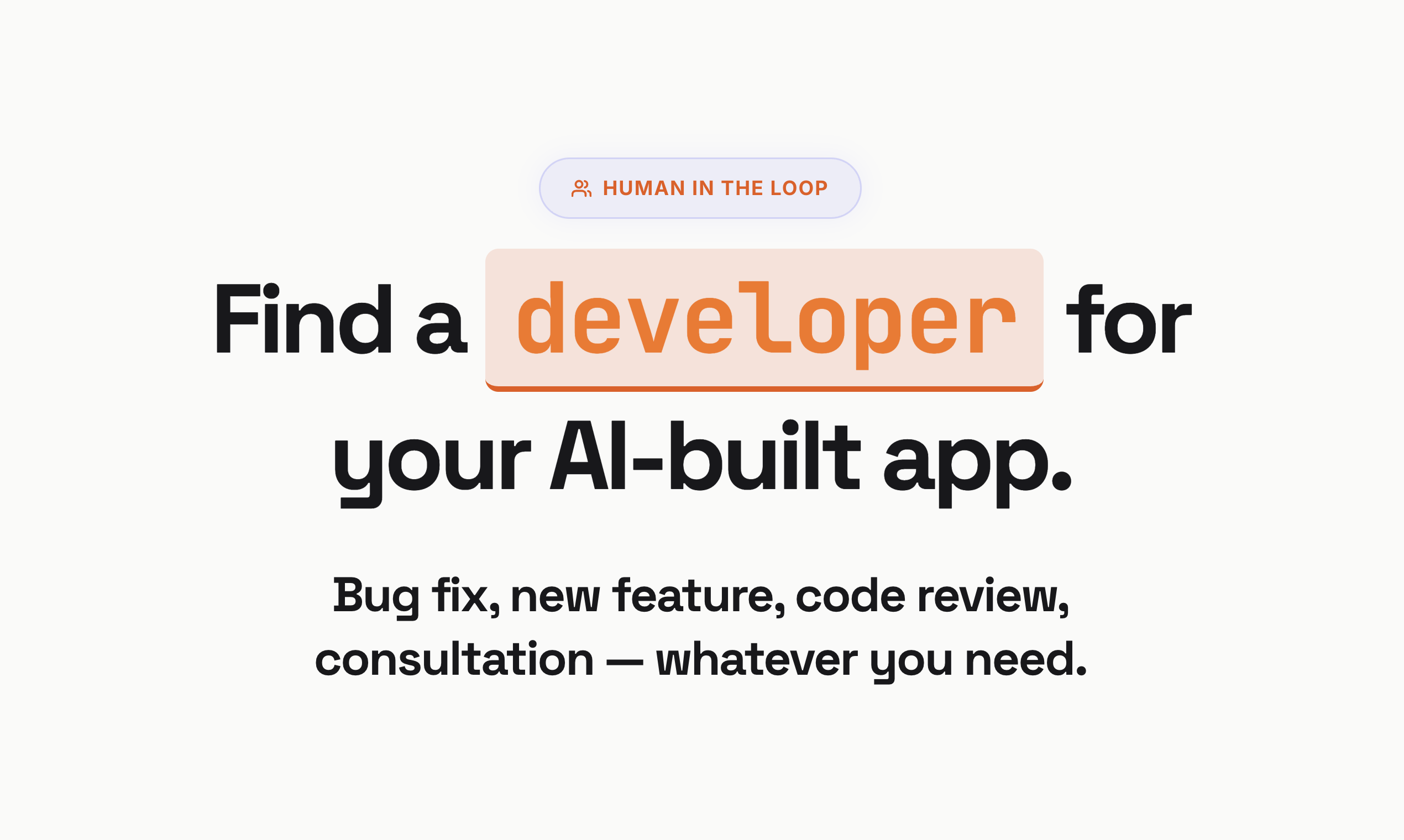 humans fix ai - Screenshot 2 showing product features and functionality