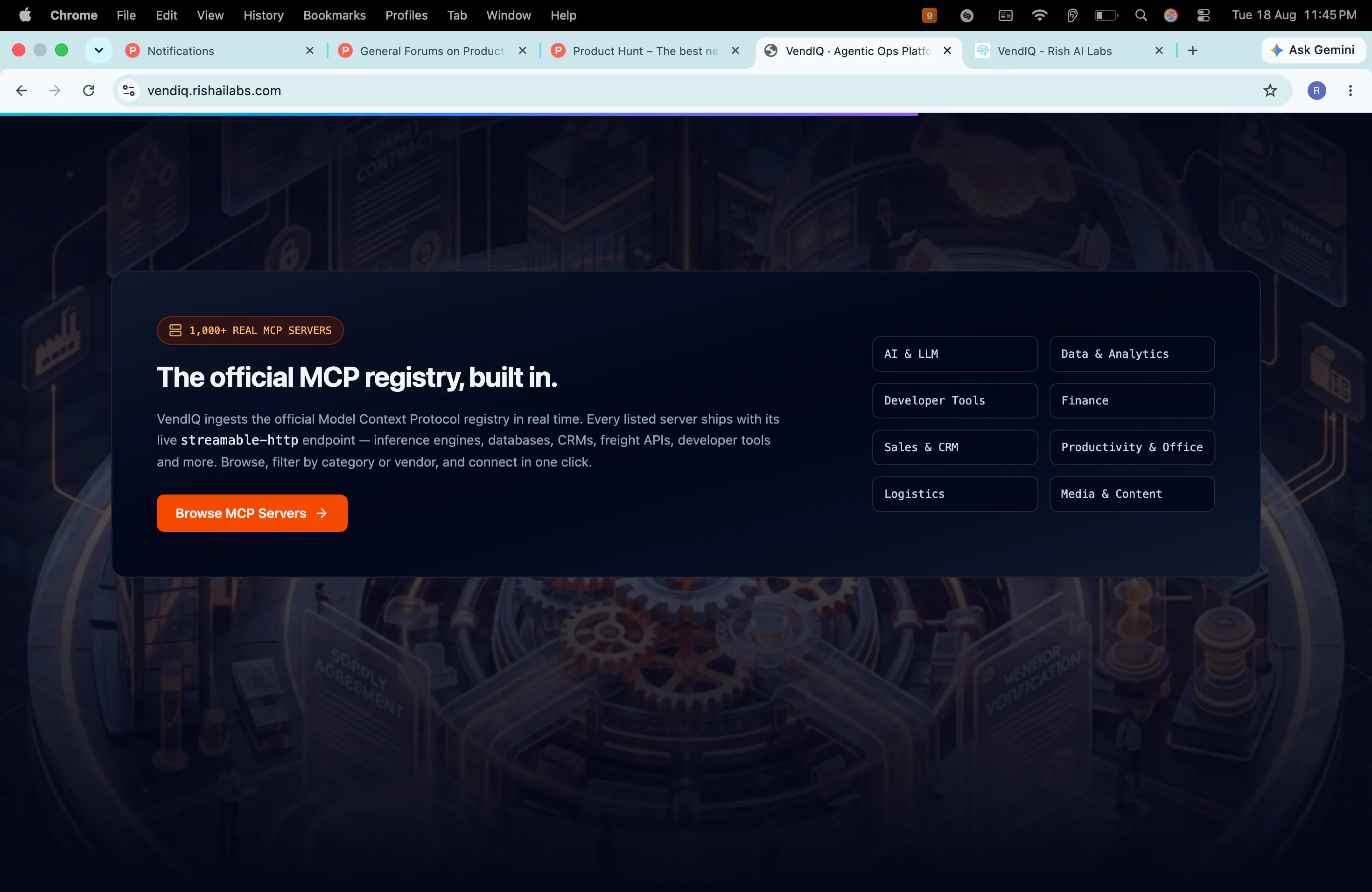 VendIQ · Agentic Ops Platform gallery image