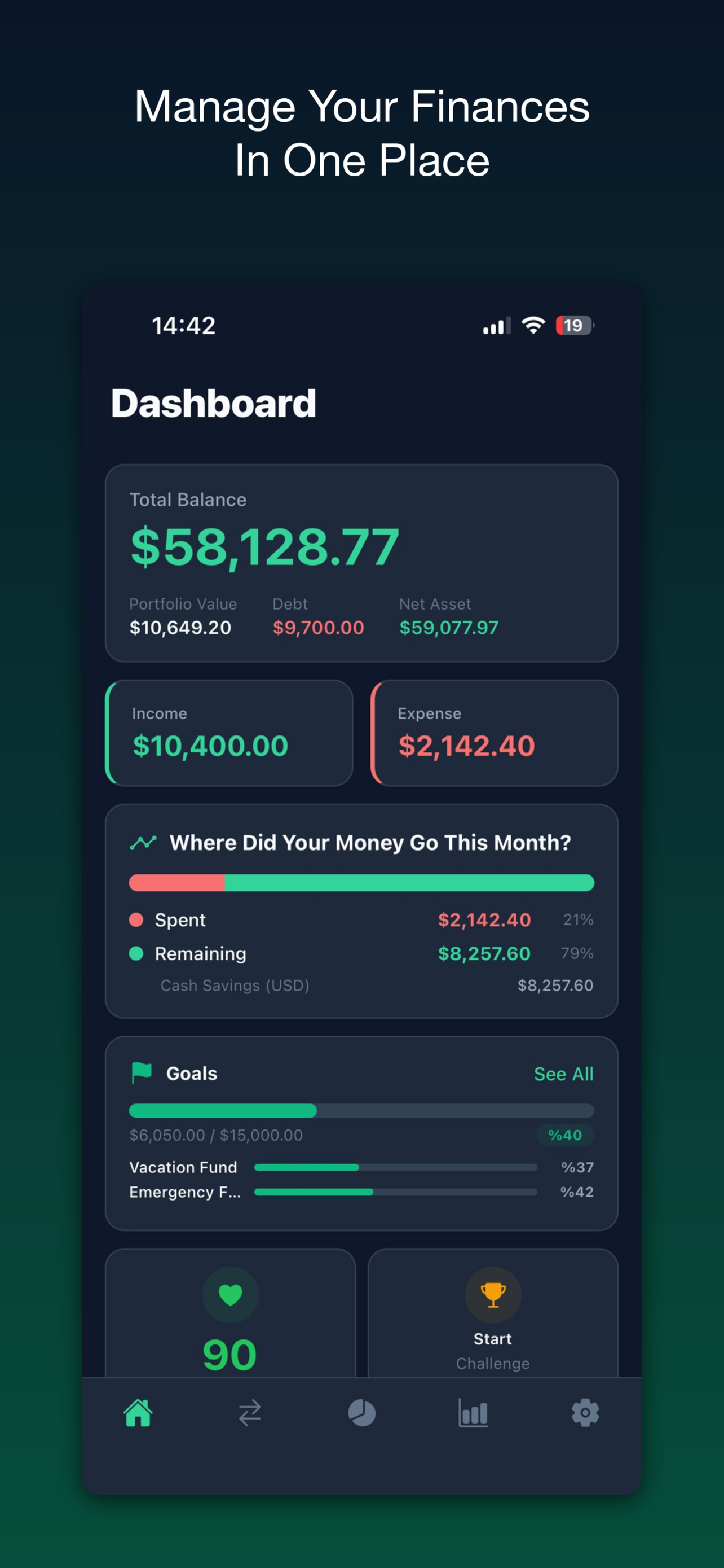 Finbo - Screenshot 2 showing product features and functionality