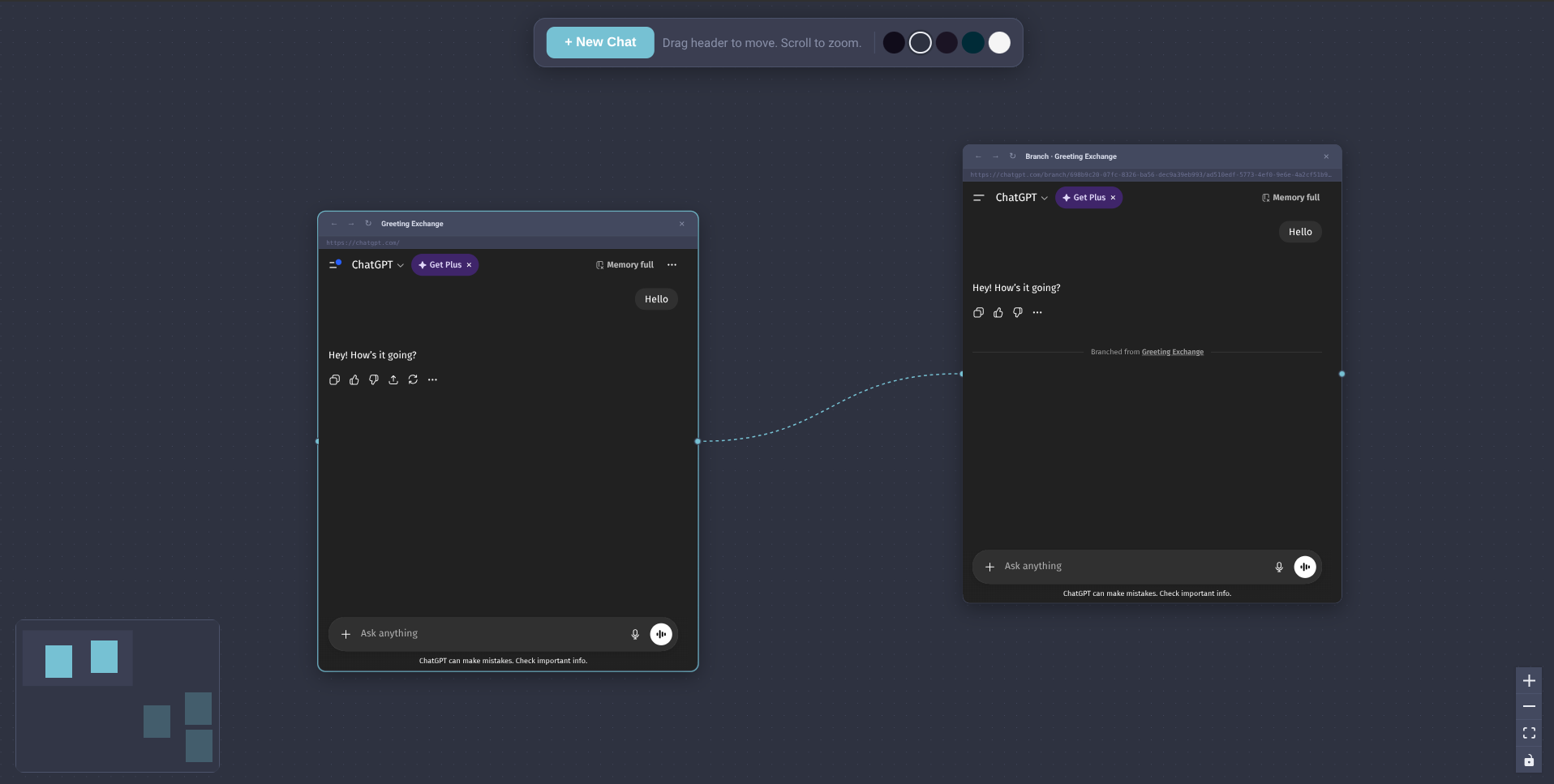 Chatvas - Screenshot 2 showing product features and functionality