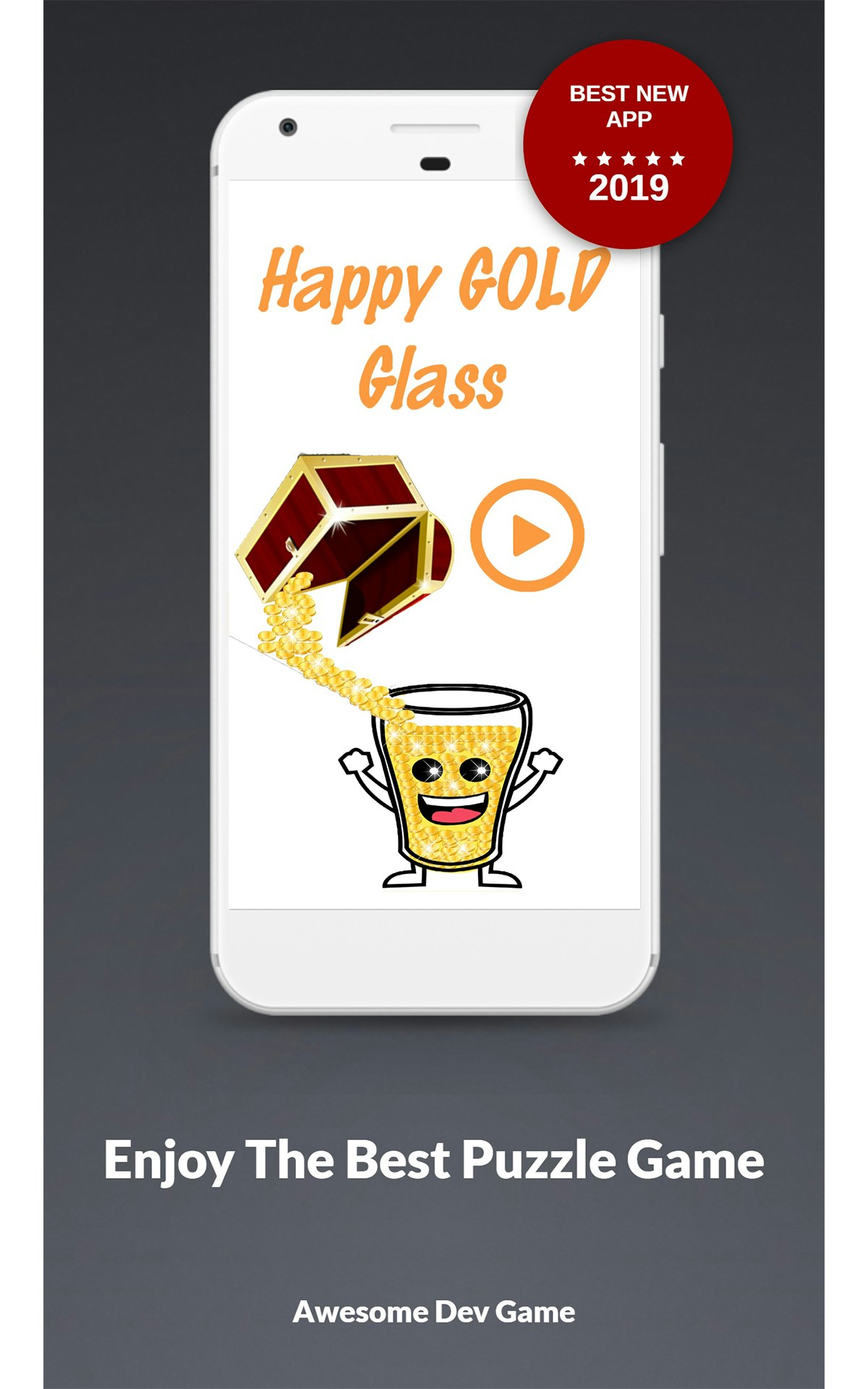 Happy Gold Glass gallery image