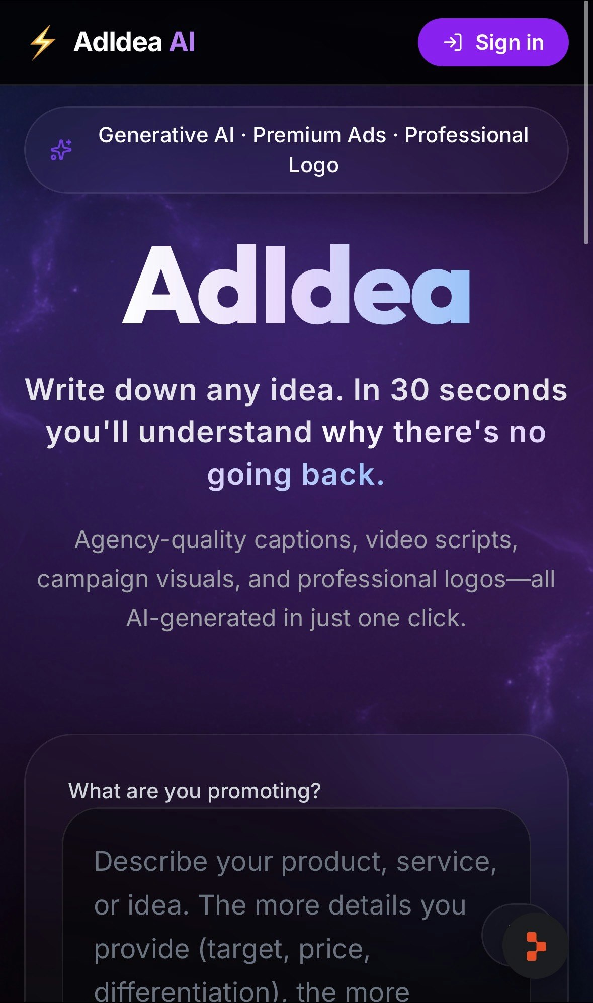 AdIdea AI gallery image