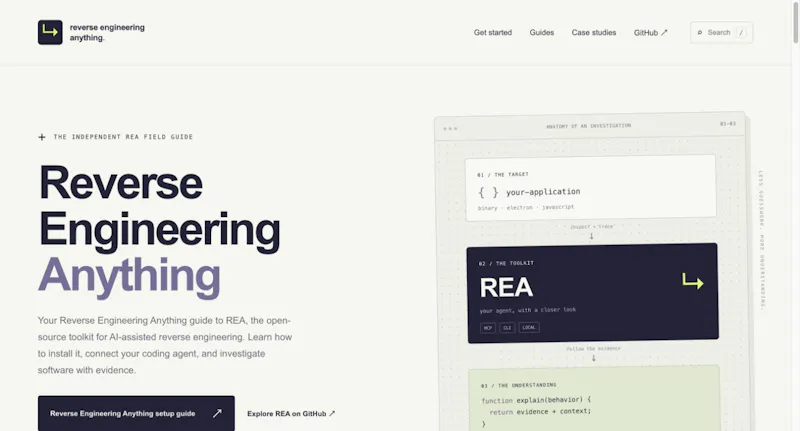 Reverse Engineering Anything Guide screenshot 1