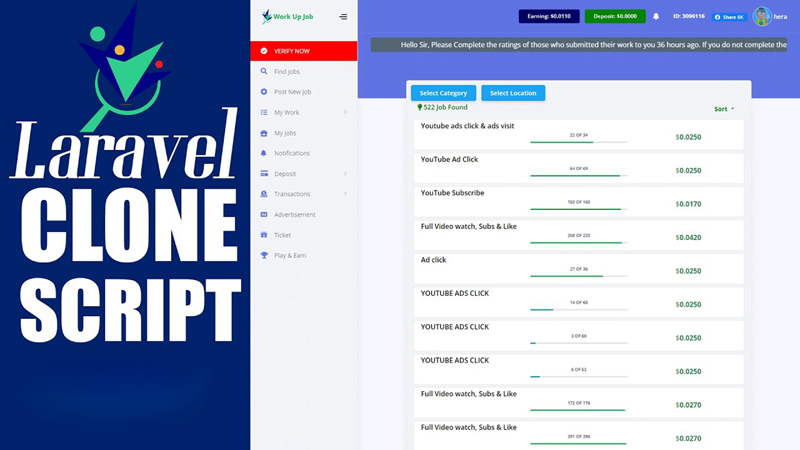 Script de php clon de WeaseUpjob Laravel media 2